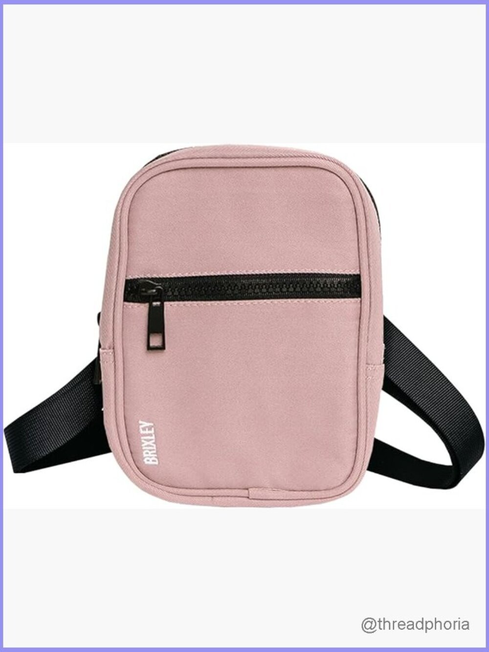 Crossbody Sling Bag Travel Purse 9 Pocket Fanny Pack 5 Way Wear Nylon